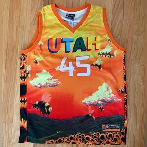 Donovan Mitchell “Flower Boy” Tyler the Creator Utah Jersey